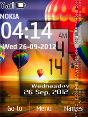 Htc Digital Clock theme screenshot