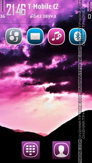 Purple Sky 5th tema screenshot