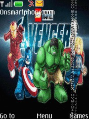 Lego Avengers tema screenshot