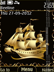 Golgen ship Theme-Screenshot