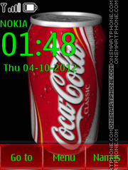 Coca-Cola tema screenshot