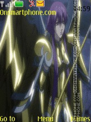 Saint Seiya Lost Canvas Athena tema screenshot