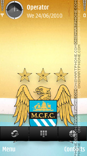 Capture d'écran Manchester City thème