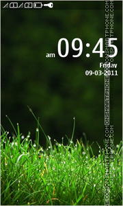 Capture d'écran Grass Dew Touch thème