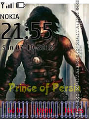 Capture d'écran Prince of persia thème