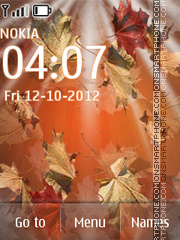 Autumn Marathon tema screenshot
