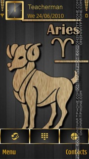 Aries Sign theme screenshot