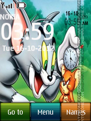 Скриншот темы Tom and Jerry Dual