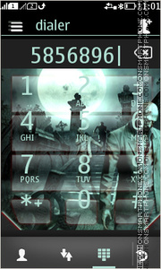 Zombie 01 tema screenshot