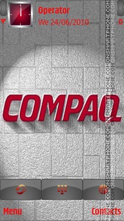 Compaq Logo tema screenshot