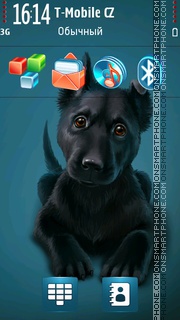 Black Doggy 5th. theme screenshot