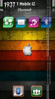 Abstract Apple 01 tema screenshot