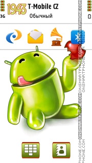 Capture d'écran Android 09 thème