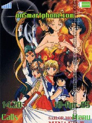 Capture d'écran Sailor Moon thème