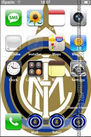 Capture d'écran Inter Milan 2012 thème