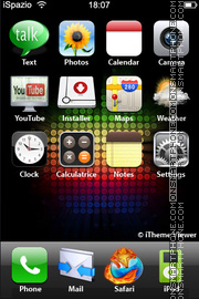 Capture d'écran Apple Colours thème