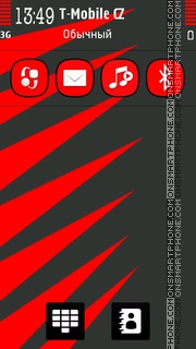 Stripray Red theme screenshot
