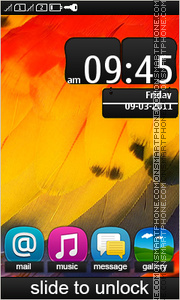 Symbian Belle 01 es el tema de pantalla