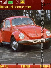 Capture d'écran Volkswagen Beetle thème