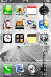 Ice Umbrella tema screenshot