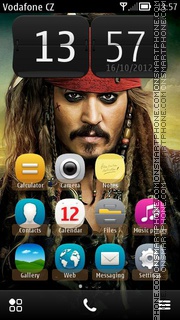 Jack Sparrow 13 tema screenshot