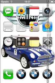 Mini Cooper 05 theme screenshot