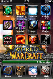 WoW 08 theme screenshot