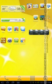 Supreme Yellow Theme-Screenshot