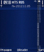 Blue-Set tema screenshot
