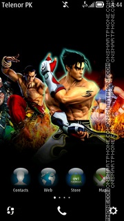 Capture d'écran Tekken thème