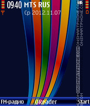 Rainbow es el tema de pantalla