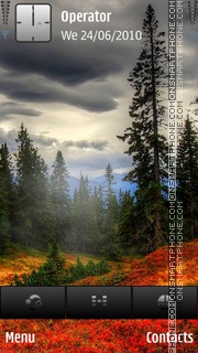 Forest tema screenshot