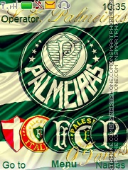Palmeiras tema screenshot