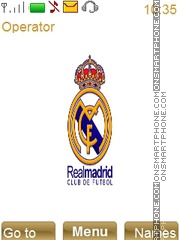 Скриншот темы Real Madrid