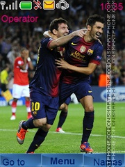 Скриншот темы Messi2012-2013