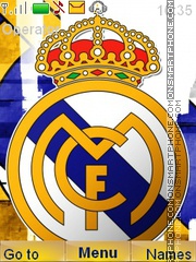 Capture d'écran Football Real Madrid thème