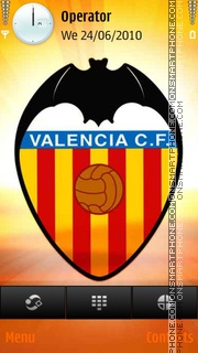 Capture d'écran Valencia thème
