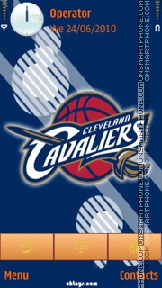 Cleveland Cavalier tema screenshot