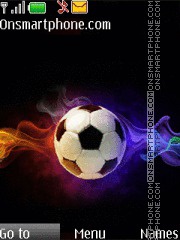 Fire Football 01 theme screenshot