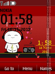 Capture d'écran Love Music 04 thème