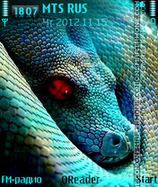 Snake tema screenshot