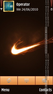 Capture d'écran Nike thème