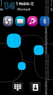 New Form Blue tema screenshot