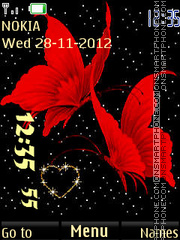 Red and Gold tema screenshot