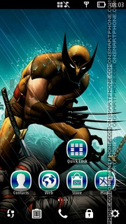 X-men theme screenshot