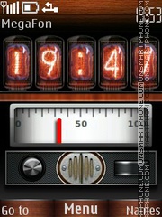 Radio Battery tema screenshot