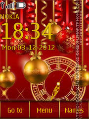 New Year theme screenshot