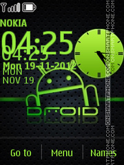 Capture d'écran Android 11 thème