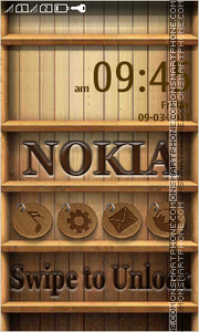 Wooden 02 tema screenshot