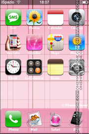 Скриншот темы Pink 20